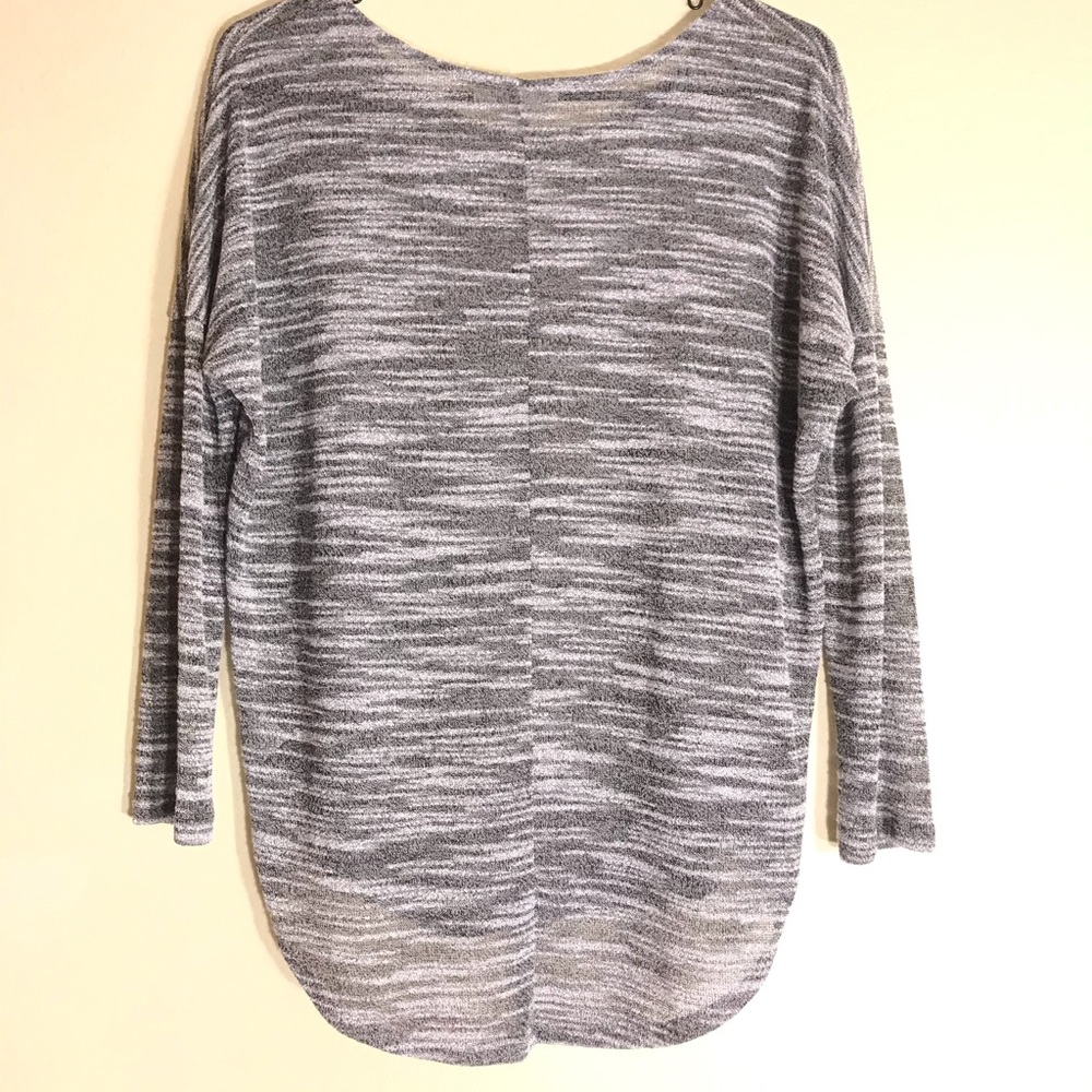 Sheer Dolman Tunic, Olive & Oak, Gray, Small - Picture 6 of 16